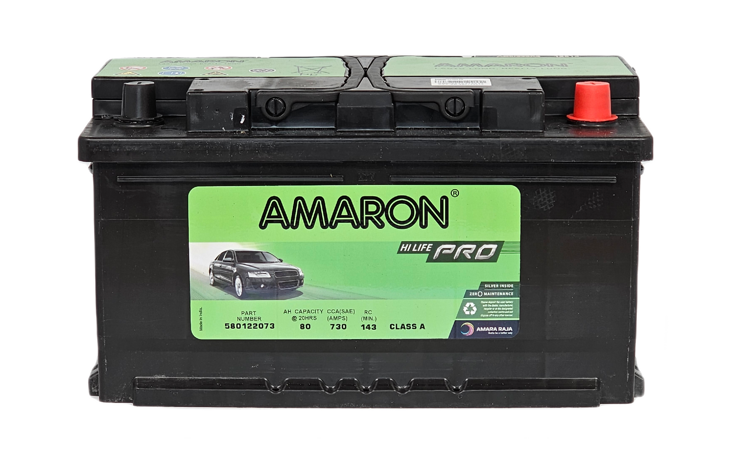 AMARON Battery DIN80 PRO (DIN75LH)