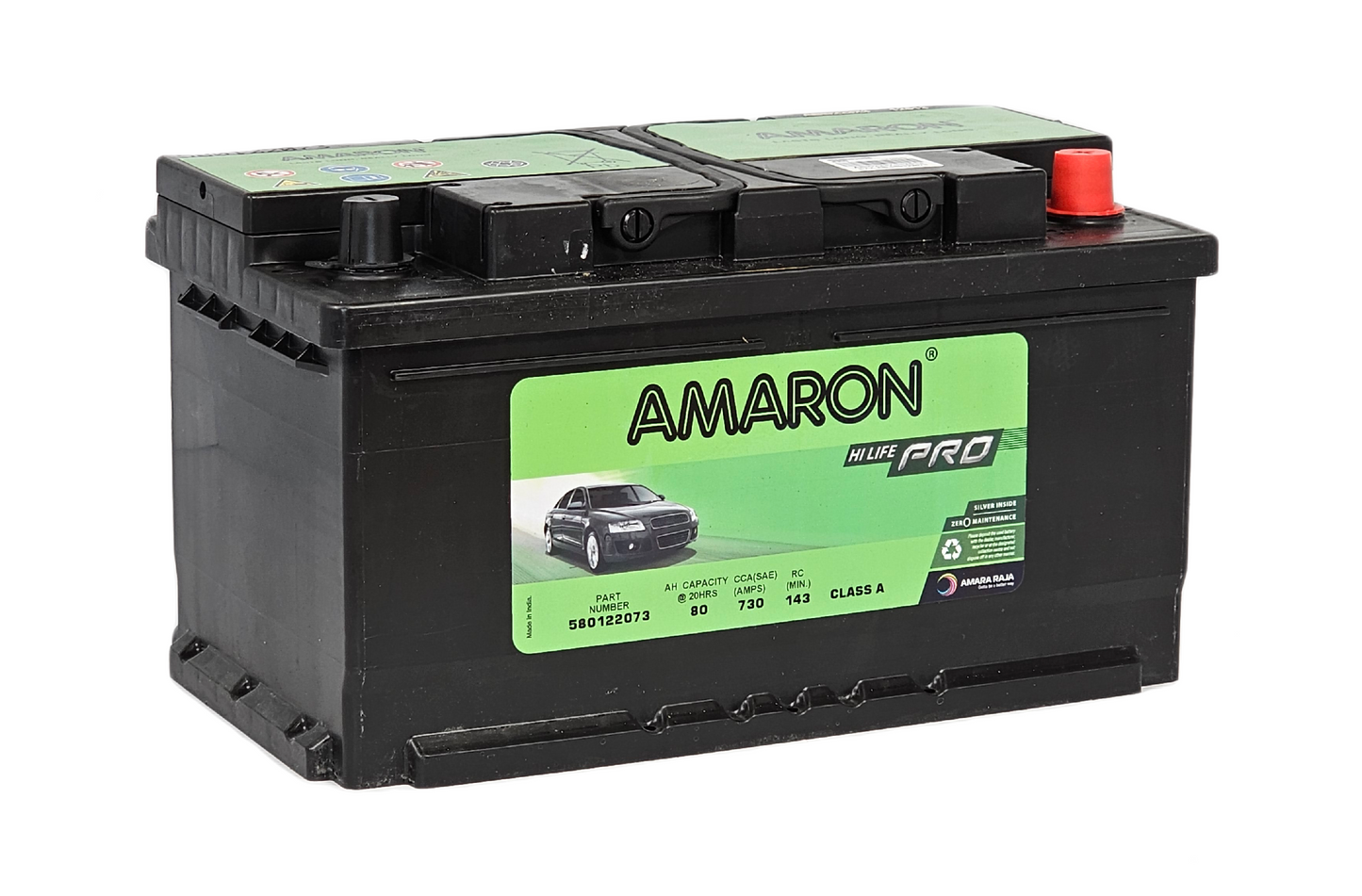 AMARON Battery DIN80 PRO (DIN75LH)