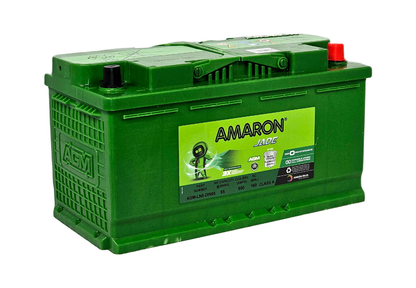 AMARON Battery DIN100 (LN5) AGM Stop Start (DIN85LH AGM)