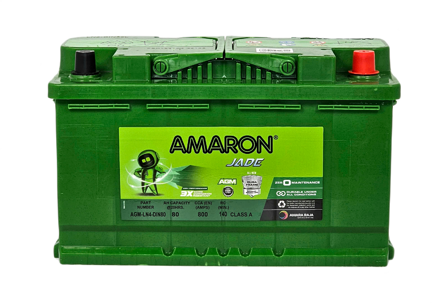 AMARON Battery DIN80 (LN4) AGM Stop Start (DIN75LH AGM)