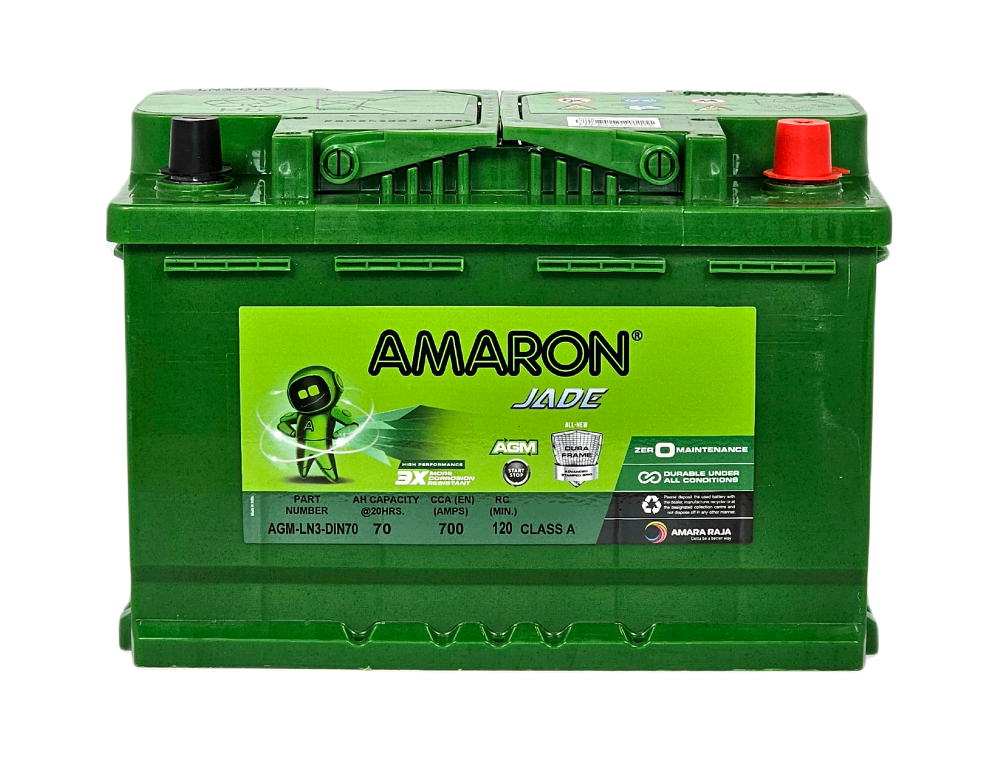 AMARON Battery DIN74 (LN3) AGM Stop Start (DIN65LH AGM)