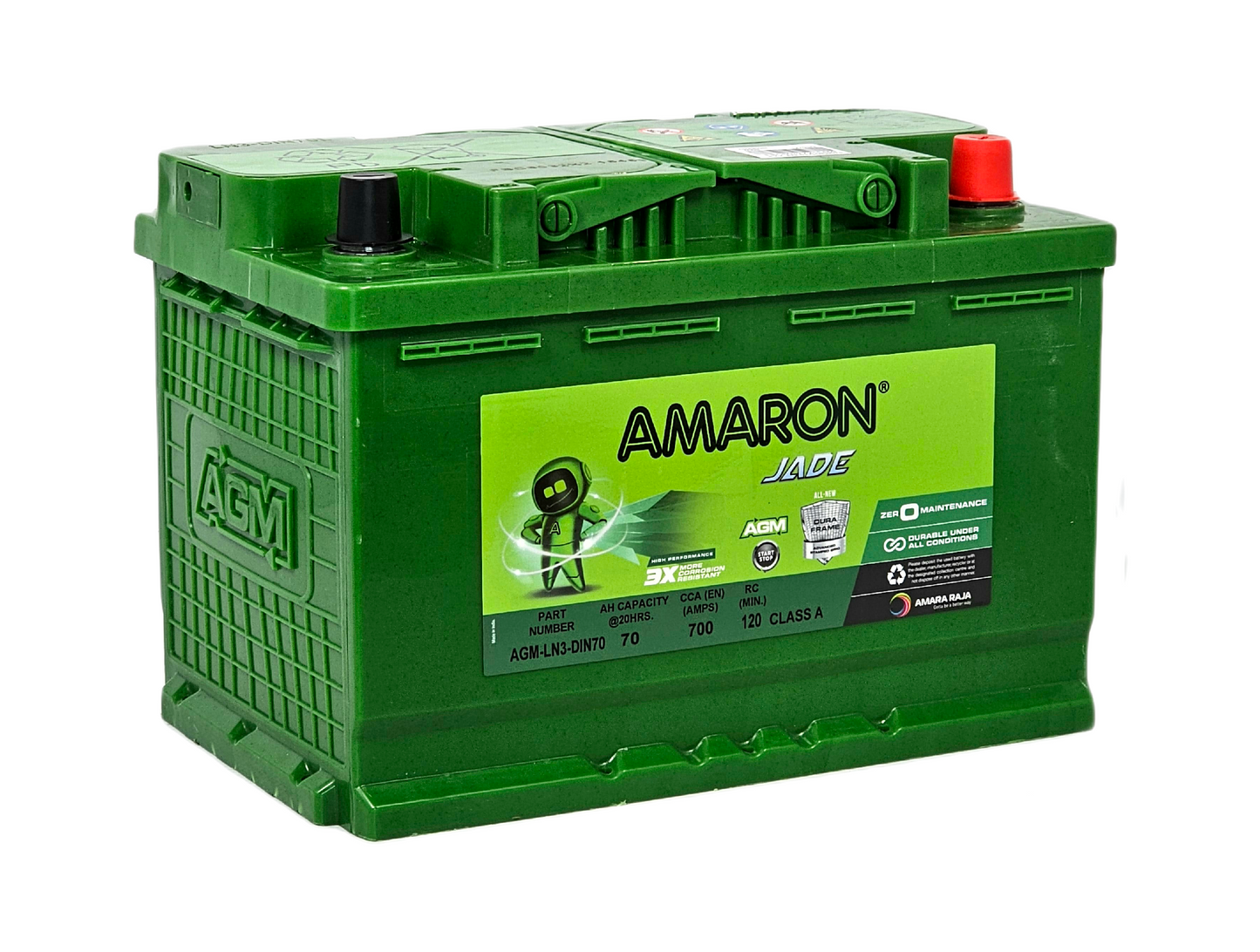 AMARON Battery DIN74 (LN3) AGM Stop Start (DIN65LH AGM)