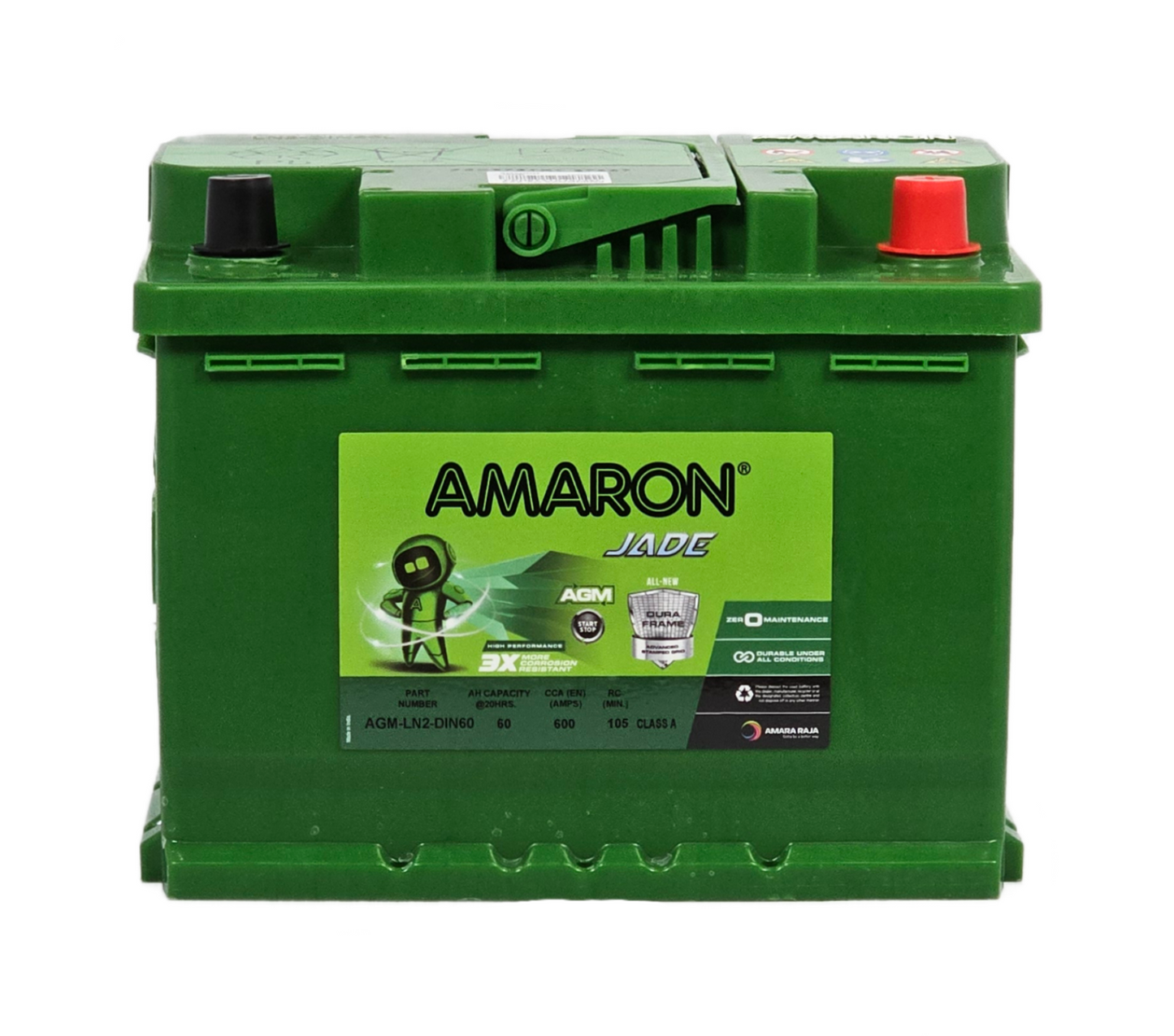 AMARON Battery DIN60 (LN2) AGM Stop Start (DIN53LH AGM)