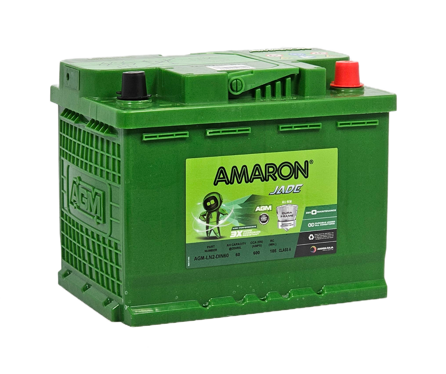 AMARON Battery DIN60 (LN2) AGM Stop Start (DIN53LH AGM)